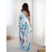 Picture of Bewitching Chiffon Light Steel Blue Saree