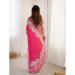 Picture of Lovely Chiffon Crimson Saree