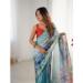 Picture of Lovely Chiffon Light Slate Grey Saree