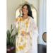 Picture of Georgette & Silk Off White Readymade Salwar Kameez