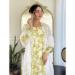 Picture of Georgette & Silk Beige Readymade Salwar Kameez