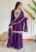 Picture of Georgette & Silk Dark Slate Blue Readymade Salwar Kameez