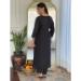Picture of Georgette & Silk Black Readymade Salwar Kameez
