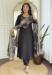 Picture of Georgette & Silk Black Readymade Salwar Kameez