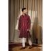 Picture of Magnificent Silk Maroon Kurtas