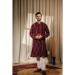 Picture of Magnificent Silk Maroon Kurtas
