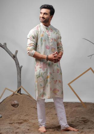 Picture of Appealing Silk Dark Grey Kurtas