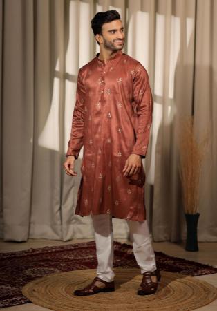 Picture of Admirable Silk Sienna Kurtas