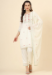 Picture of Amazing Silk Ghost White Readymade Salwar Kameez