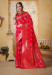 Picture of Bewitching Silk Indian Red Saree