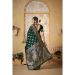 Picture of Enticing Silk Dark Olive Green Saree