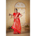 Picture of Wonderful Silk Crimson Saree