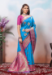 Picture of Ravishing Silk Deep Sky Blue Saree