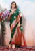 Picture of Resplendent Silk Forest Green Saree
