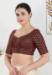 Picture of Pleasing Georgette Maroon Designer Blouse