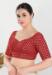 Picture of Exquisite Georgette Fire Brick Designer Blouse