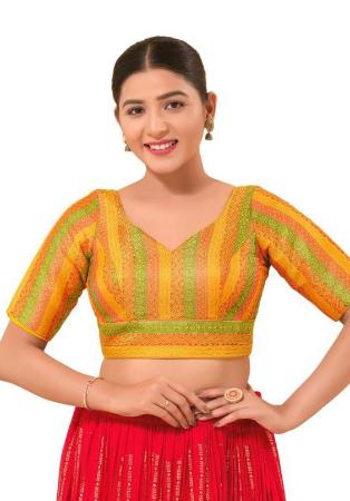 Picture of Pleasing Georgette Peru Designer Blouse