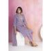 Picture of Chiffon Light Slate Grey Readymade Salwar Kameez