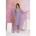 Picture of Chiffon Light Slate Grey Readymade Salwar Kameez