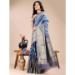 Picture of Statuesque Cotton Light Slate Grey Saree