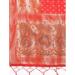 Picture of Well Formed Cotton & Linen Fire Brick Saree