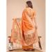 Picture of Statuesque Cotton & Linen Sandy Brown Saree