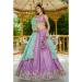 Picture of Gorgeous Satin Light Steel Blue Lehenga Choli