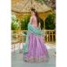 Picture of Gorgeous Satin Light Steel Blue Lehenga Choli