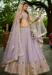 Picture of Beautiful Chiffon Dark Grey Lehenga Choli