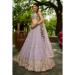 Picture of Beautiful Chiffon Dark Grey Lehenga Choli
