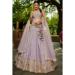 Picture of Beautiful Chiffon Dark Grey Lehenga Choli