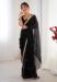 Picture of Stunning Chiffon Black Saree