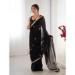 Picture of Stunning Chiffon Black Saree