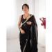 Picture of Stunning Chiffon Black Saree