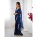 Picture of Elegant Chiffon Midnight Blue Saree