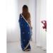 Picture of Elegant Chiffon Midnight Blue Saree