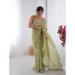 Picture of Taking Rayon Dark Olive Green Saree