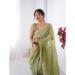 Picture of Taking Rayon Dark Olive Green Saree