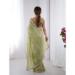 Picture of Taking Rayon Dark Olive Green Saree
