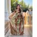 Picture of Admirable Silk Dark Olive Green Saree