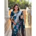 Picture of Classy Silk Navy Blue Saree