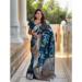 Picture of Classy Silk Navy Blue Saree