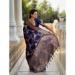 Picture of Resplendent Silk Midnight Blue Saree