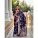 Picture of Resplendent Silk Midnight Blue Saree