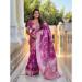 Picture of Wonderful Silk Pale Violet Red Saree