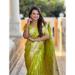Picture of Graceful Silk Golden Rod Saree