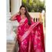Picture of Excellent Silk Crimson Saree