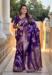 Picture of Pretty Silk Midnight Blue Saree