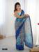 Picture of Splendid Chiffon Midnight Blue Saree
