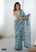 Picture of Elegant Chiffon Cadet Blue Saree